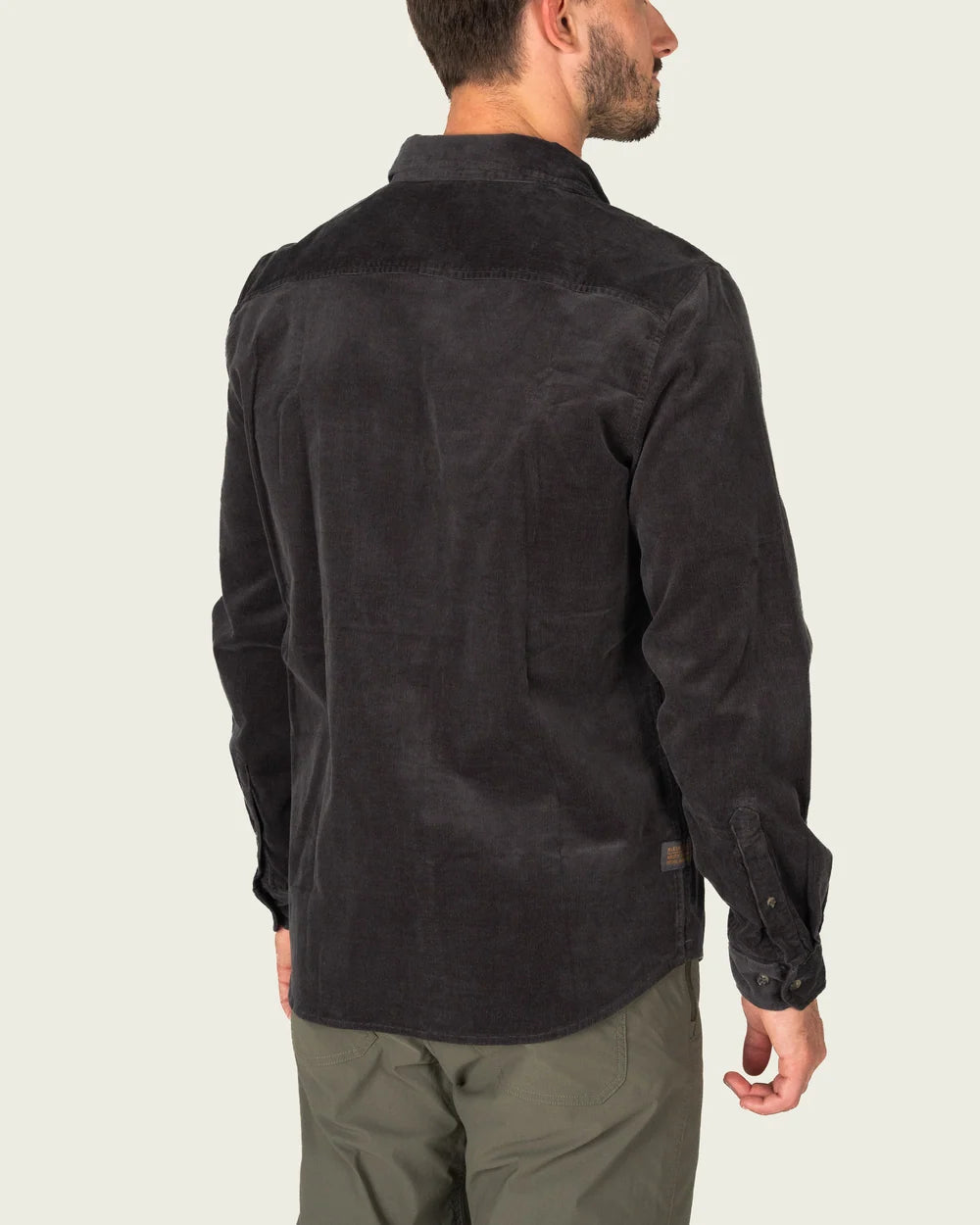 Marsh South End Corduroy Shirt in Raven
