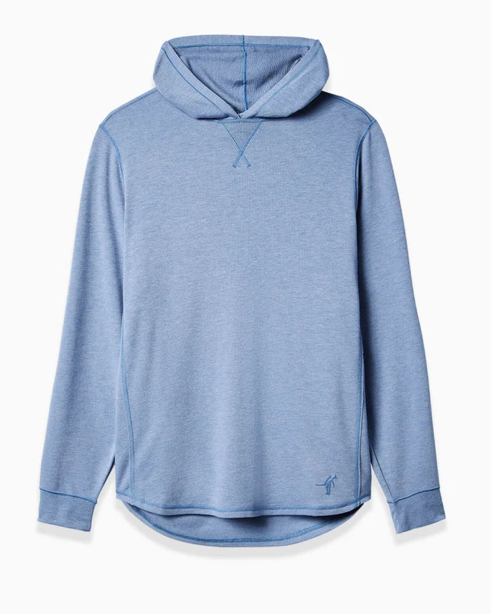 Toes On The Nose Schooner Long Sleeve Hoodie in Ocean