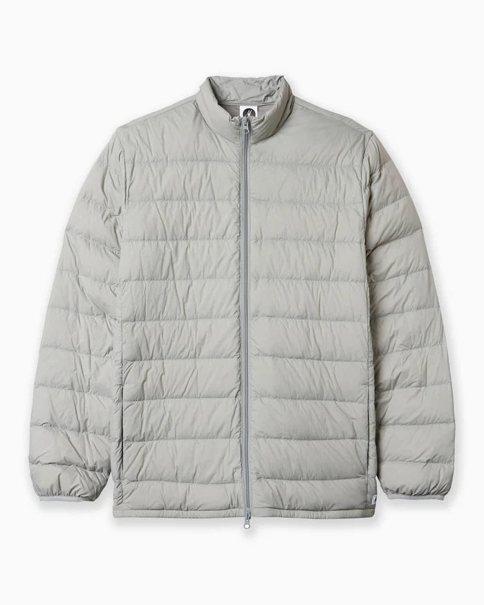 Toes On The Nose Traveler | Down Jacket in Stone Grey