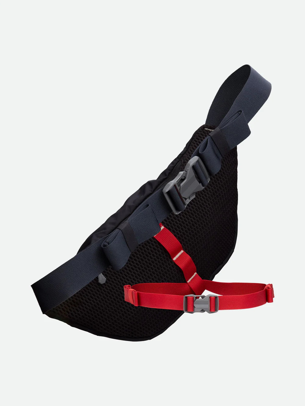 Nathan Limitless 2L Run Sling Bag in Black/Ribbon Red