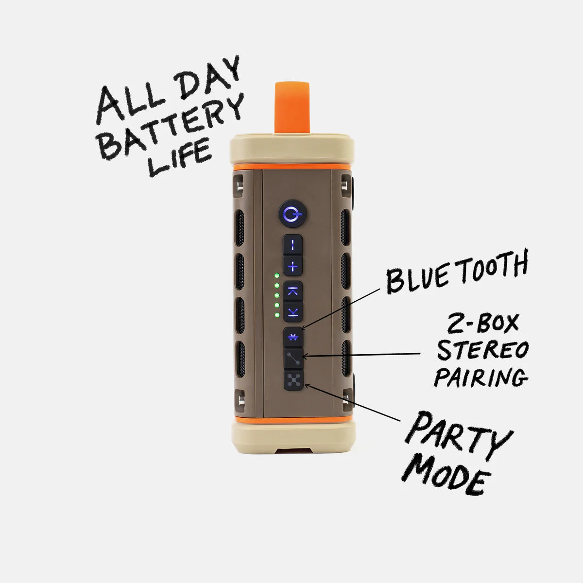 Turtlebox Outdoor Bluetooth Waterproof Ranger Speaker in Delta Limited Edition