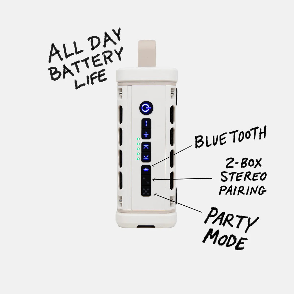 Turtlebox Outdoor Bluetooth Waterproof Ranger Speaker in Ivory