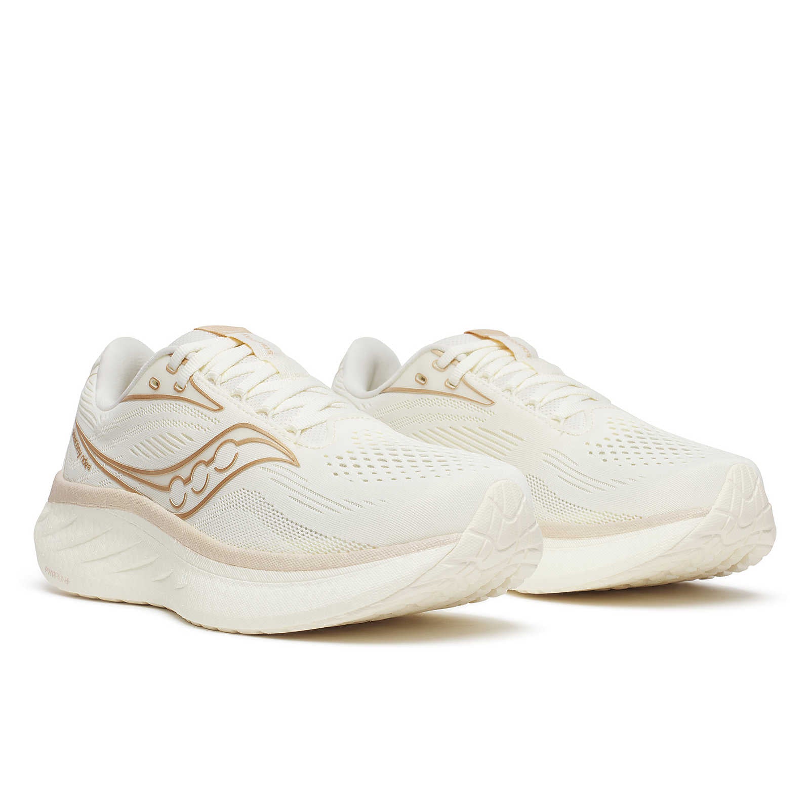Women's Saucony Ride 18 Running Shoe in Vanilla