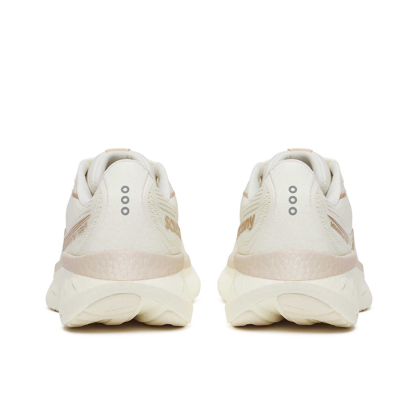 Women's Saucony Ride 18 Running Shoe in Vanilla