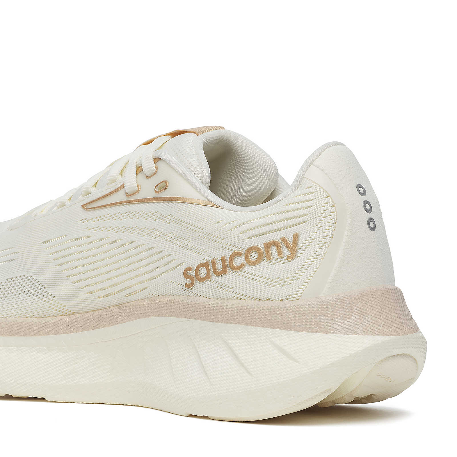 Women's Saucony Ride 18 Running Shoe in Vanilla
