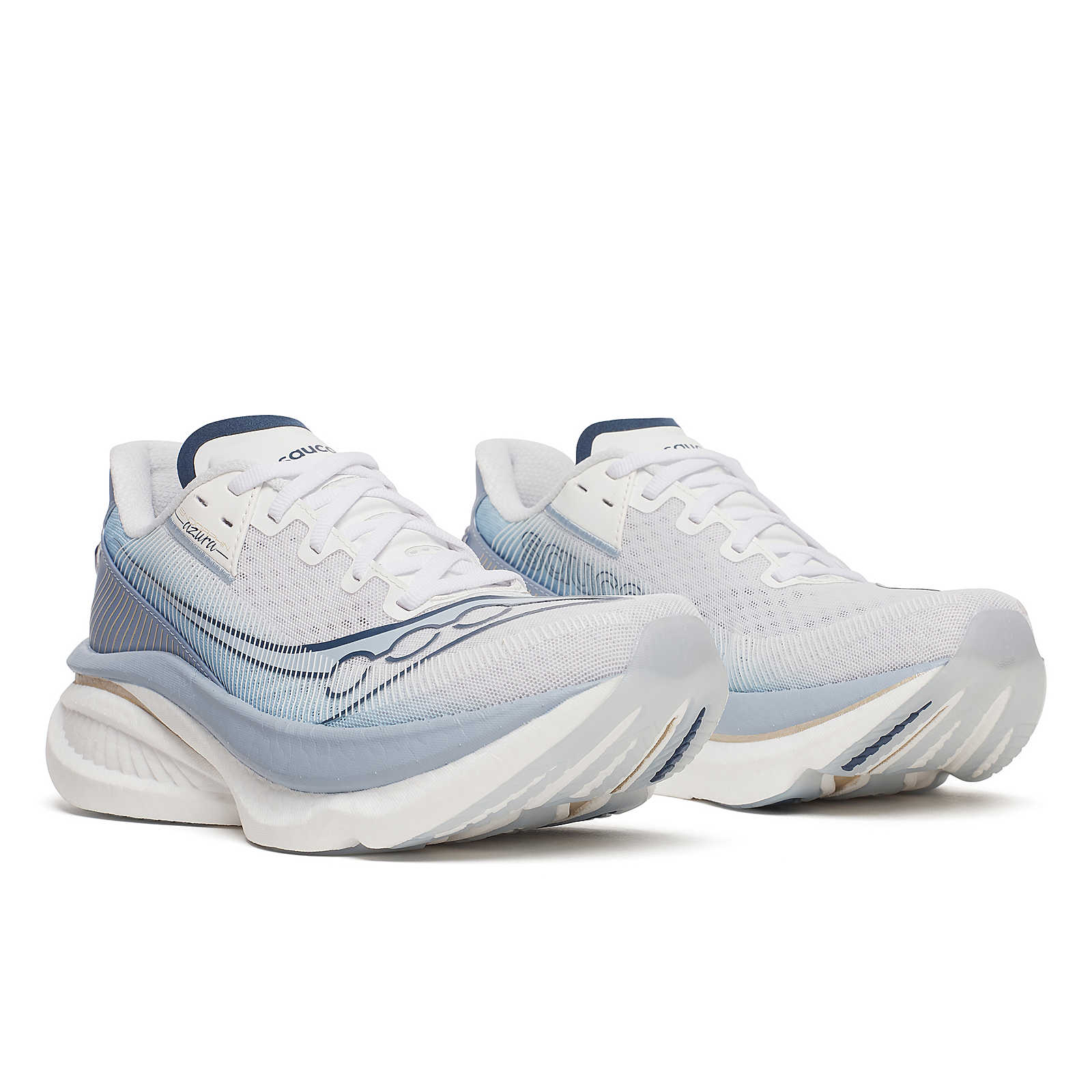Women's Saucony Endorphin Azura Road Running Shoe in White | Celestial