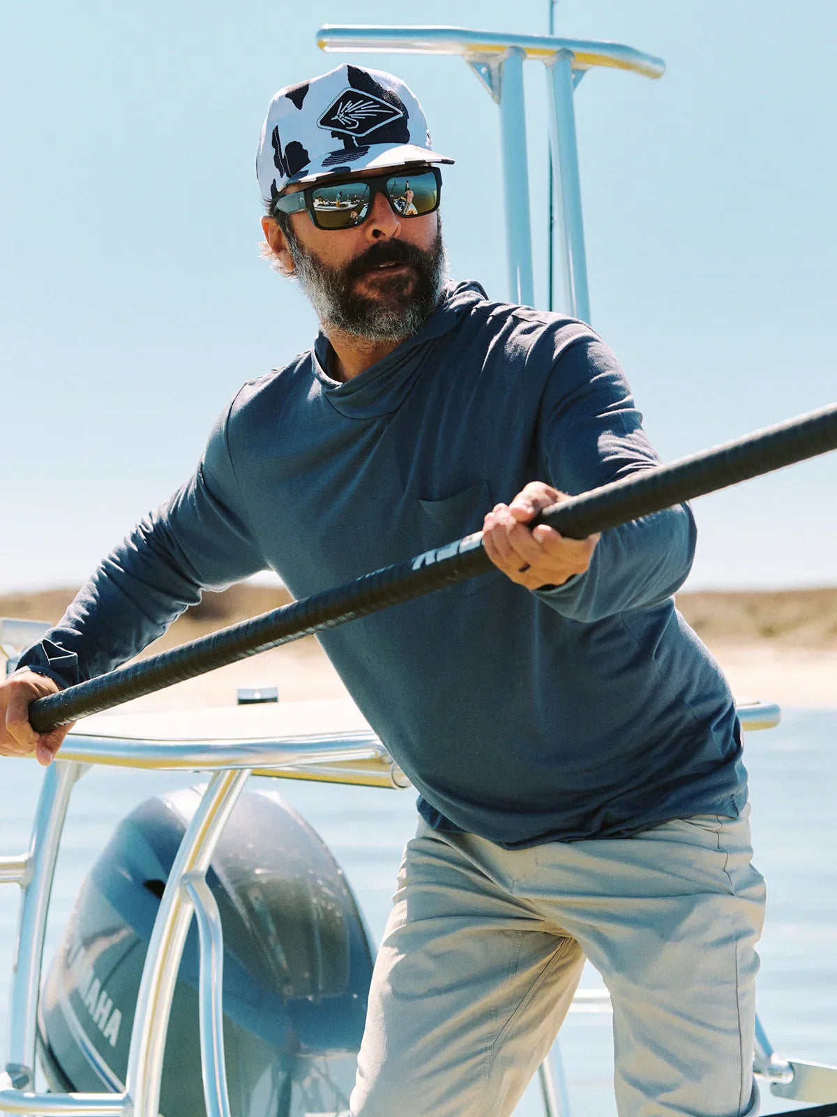 Free Fly Men's Bamboo Lightweight Hoodie in Last Light