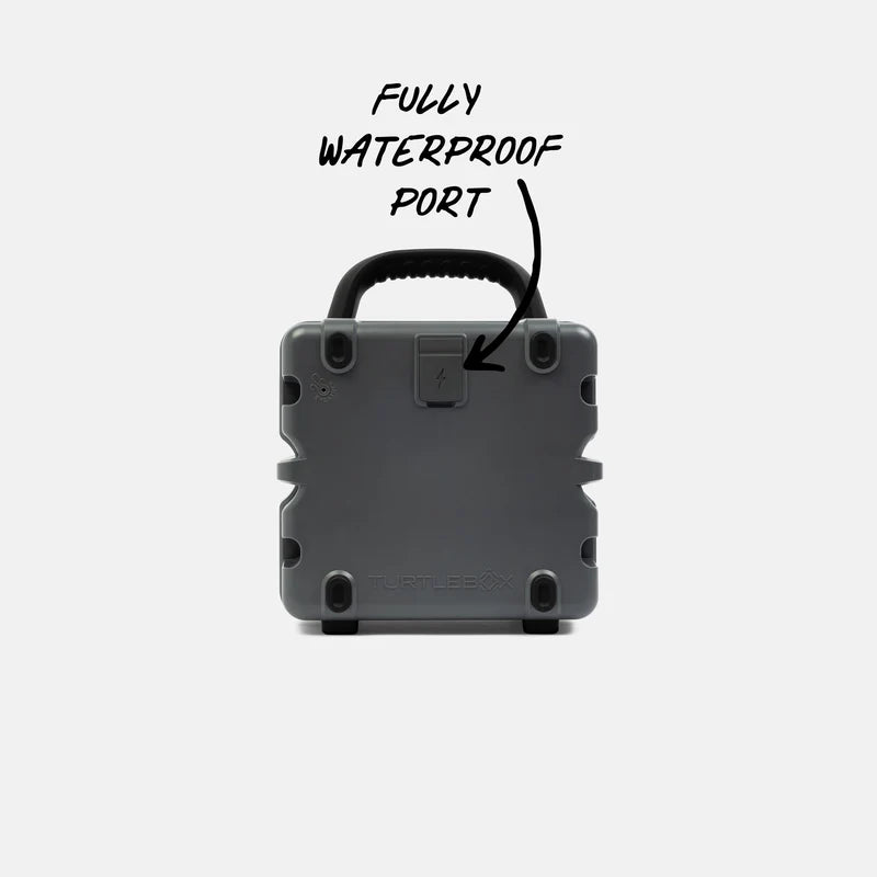 Turtlebox Outdoor Bluetooth Waterproof Cub Speaker in Gray