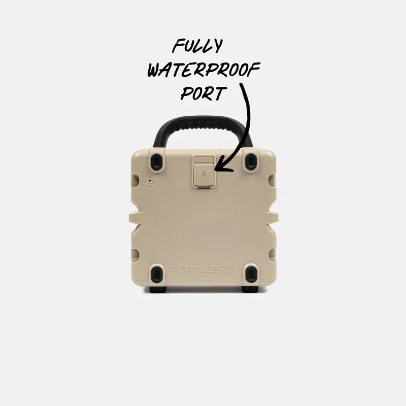 Turtlebox Outdoor Bluetooth Waterproof Cub Speaker in Tan