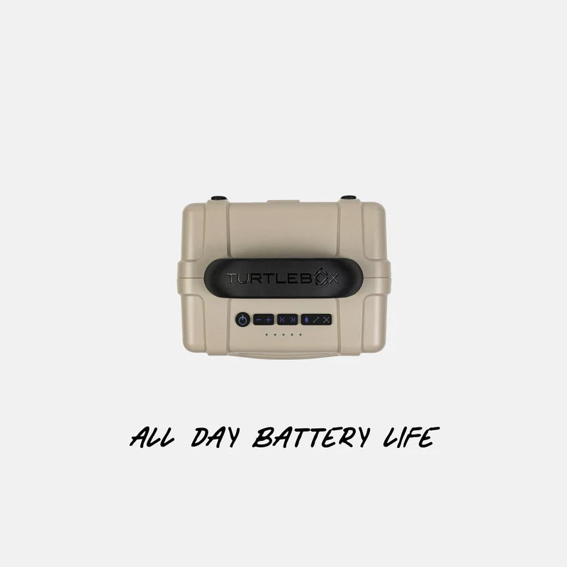 Turtlebox Outdoor Bluetooth Waterproof Cub Speaker in Tan