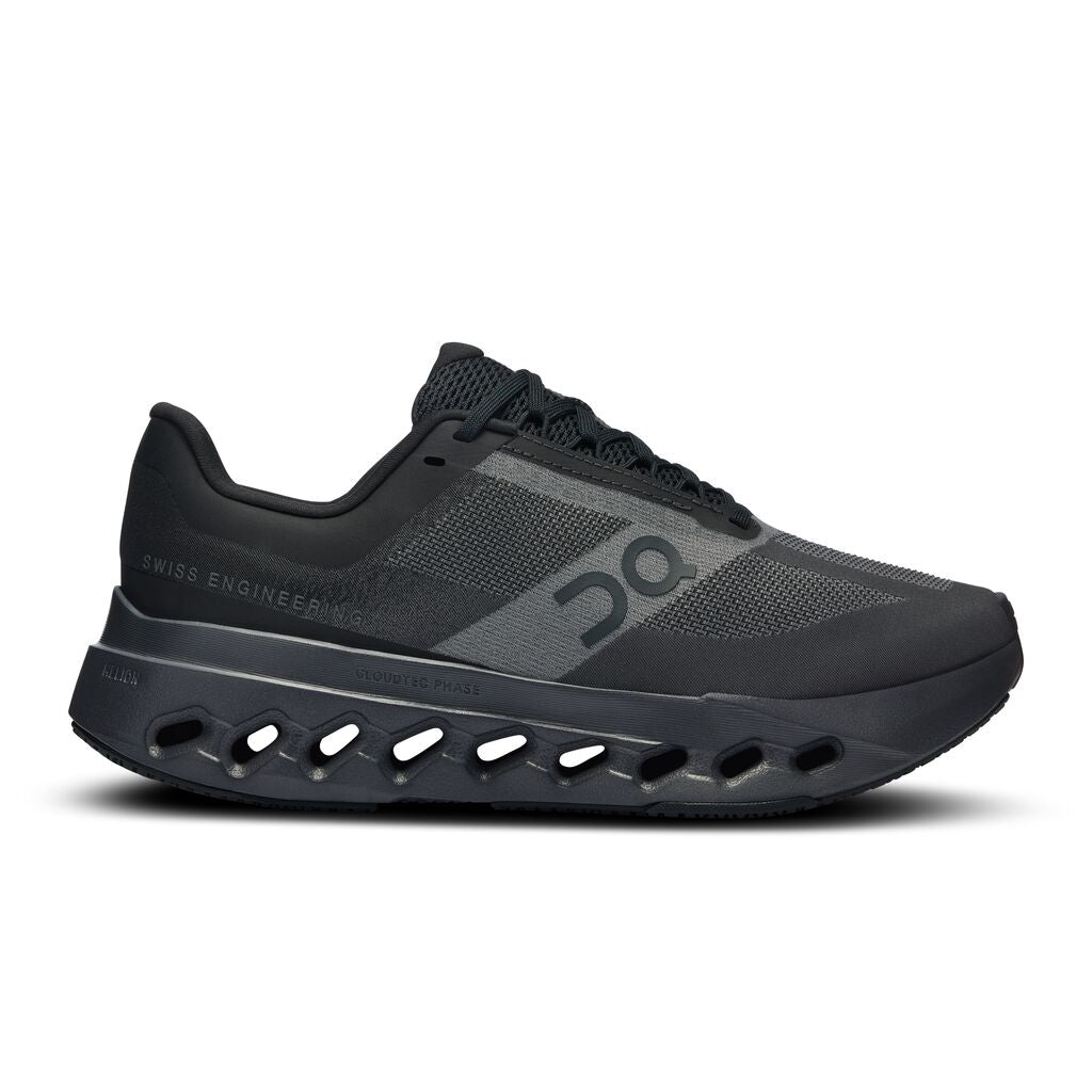 Women's On Cloudsurfer Next Running Shoe in Black | Eclipse – Martin ...