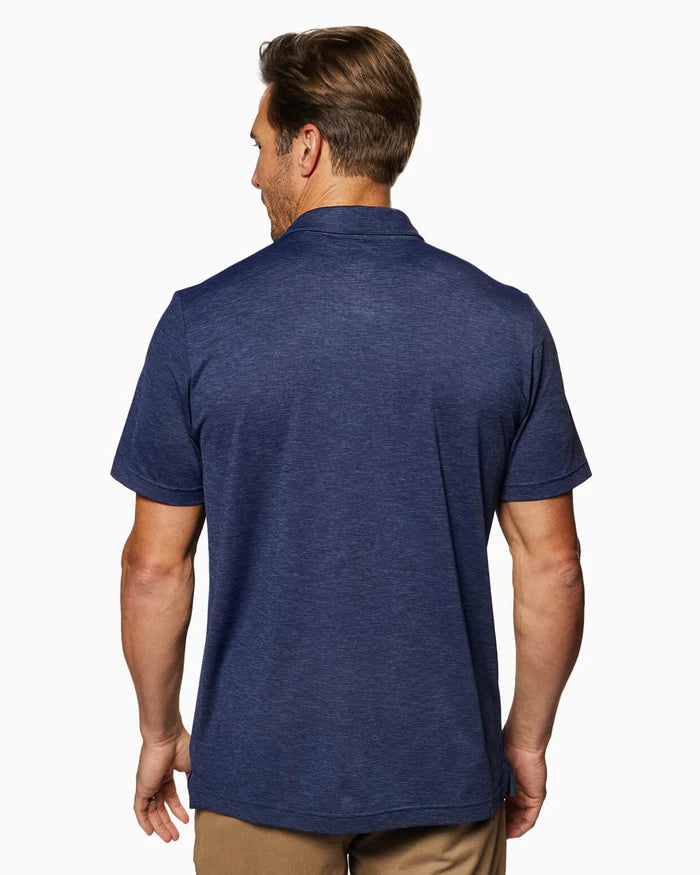 Toes On The Nose Lido Performance Polo Shirt in Dark Navy