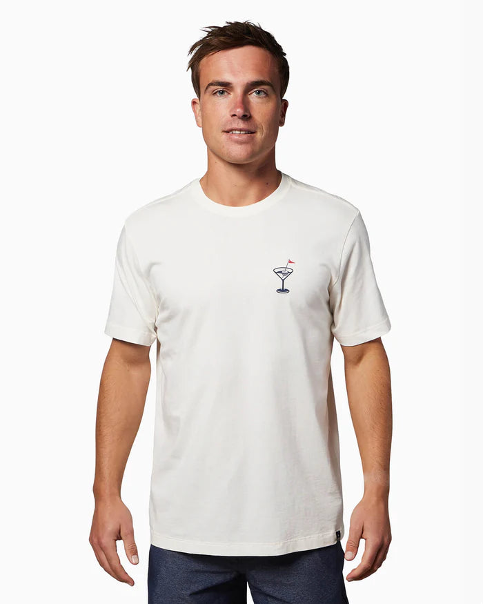 Toes on the Nose In The Drink Short Sleeve Tee in Natural