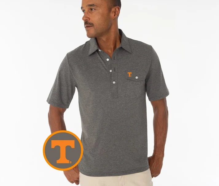 Criquet Top-Shelf Players Shirt in Vols Grey