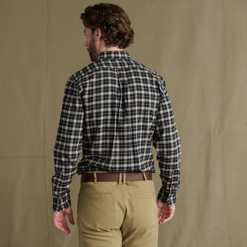 Tom Beckbe Dixon Brushed Cotton Twill Shirt in Hearth