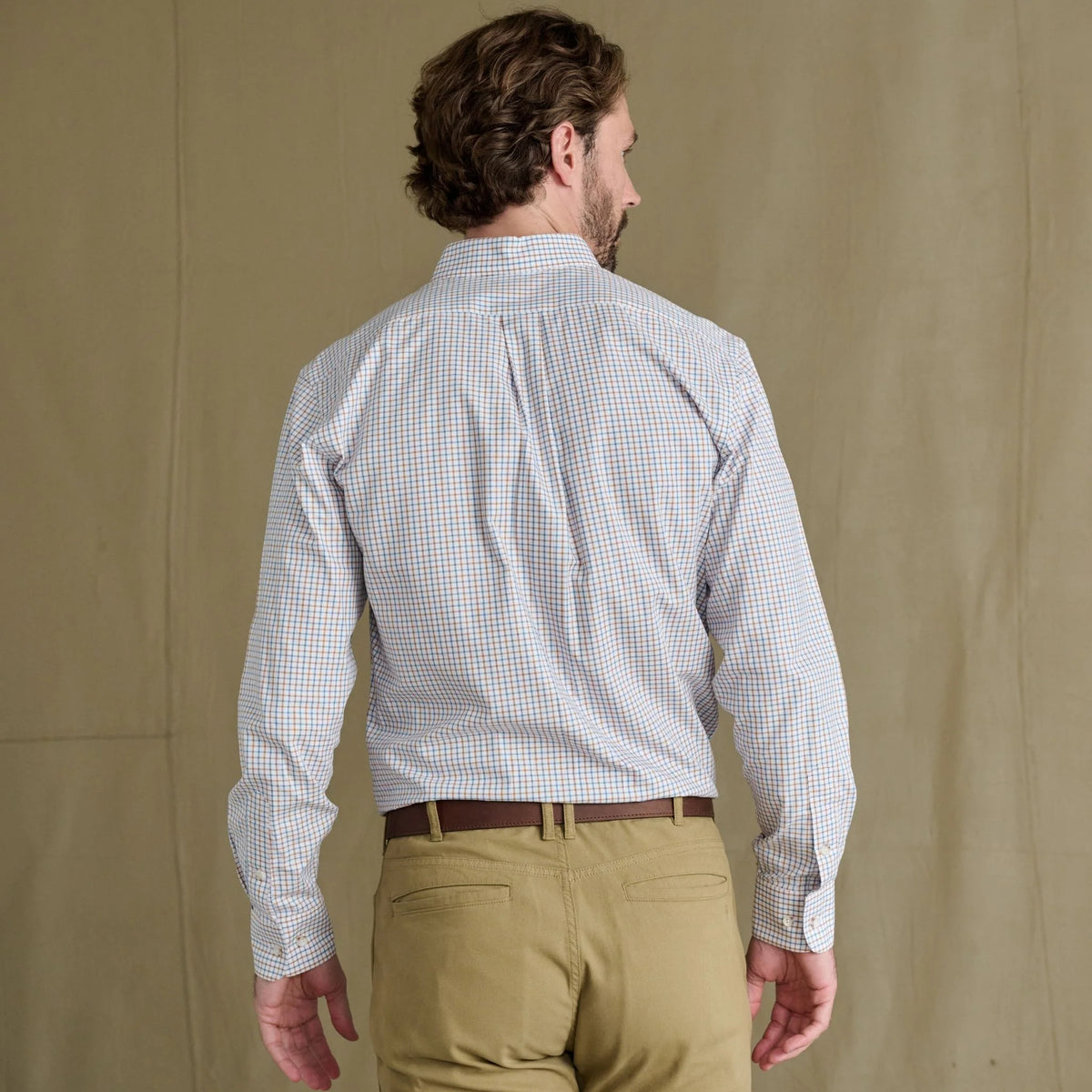 Tom Beckbe Ensley Pinpoint Oxford Shirt in Cornflower
