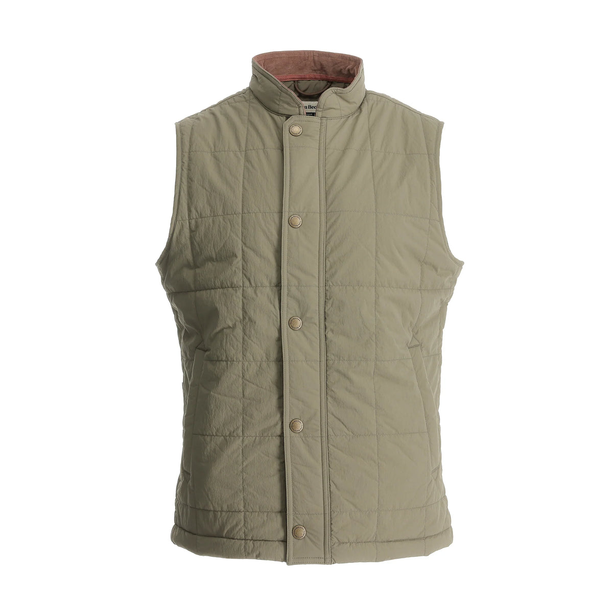 Tom Beckbe Burgess Quilted Vest in Khaki