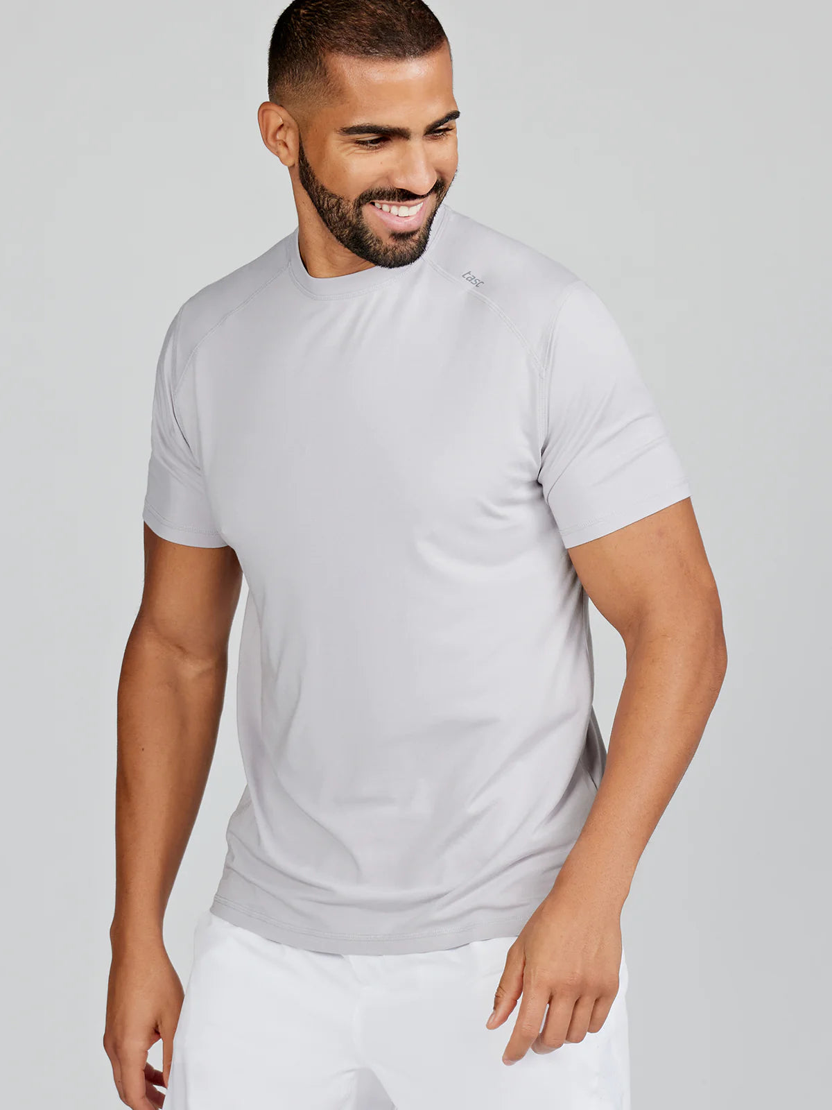 tasc Performance Carrollton Fitness T-Shirt - Seasonal in Silver