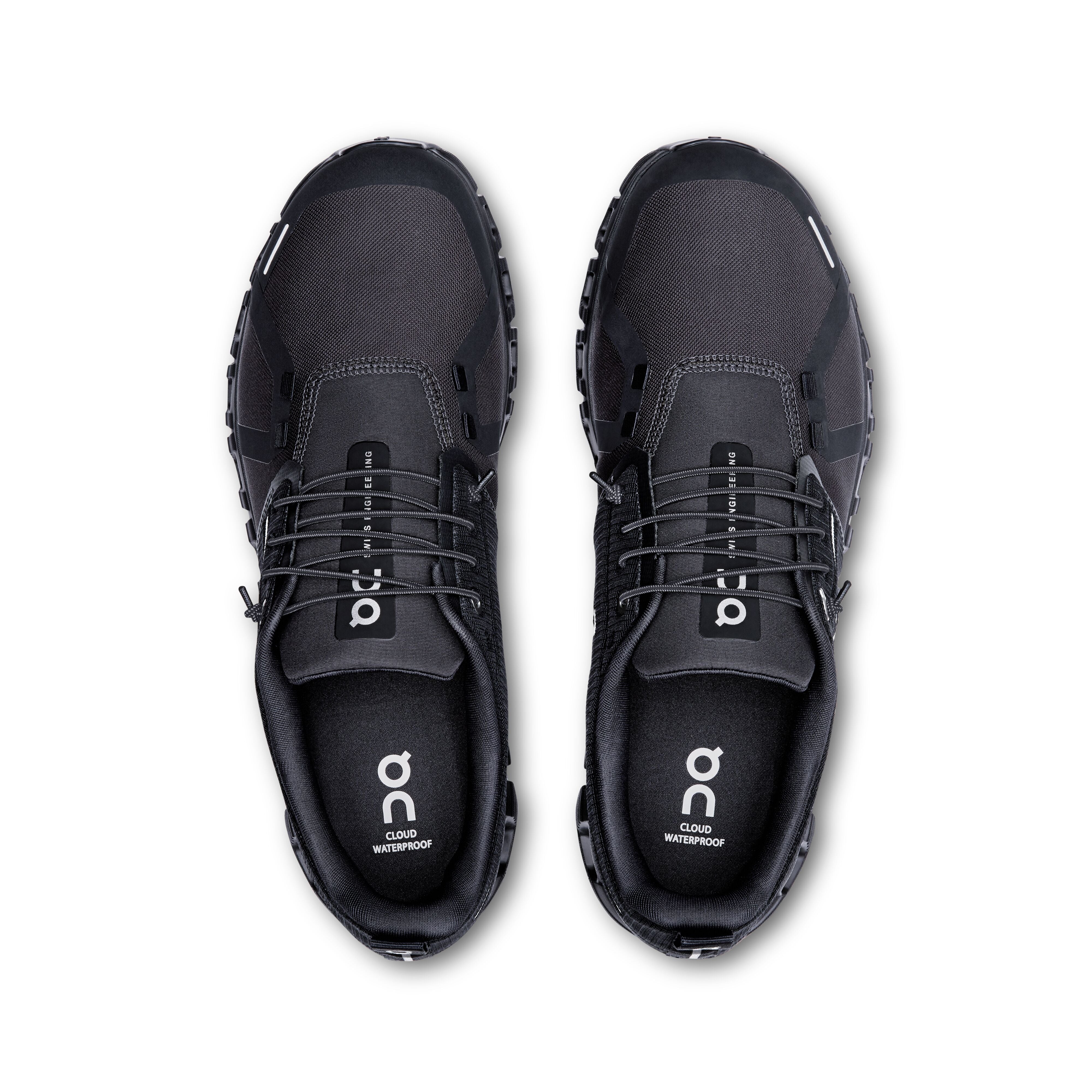Men's On Cloud 6 Waterproof Shoe in Black | Black