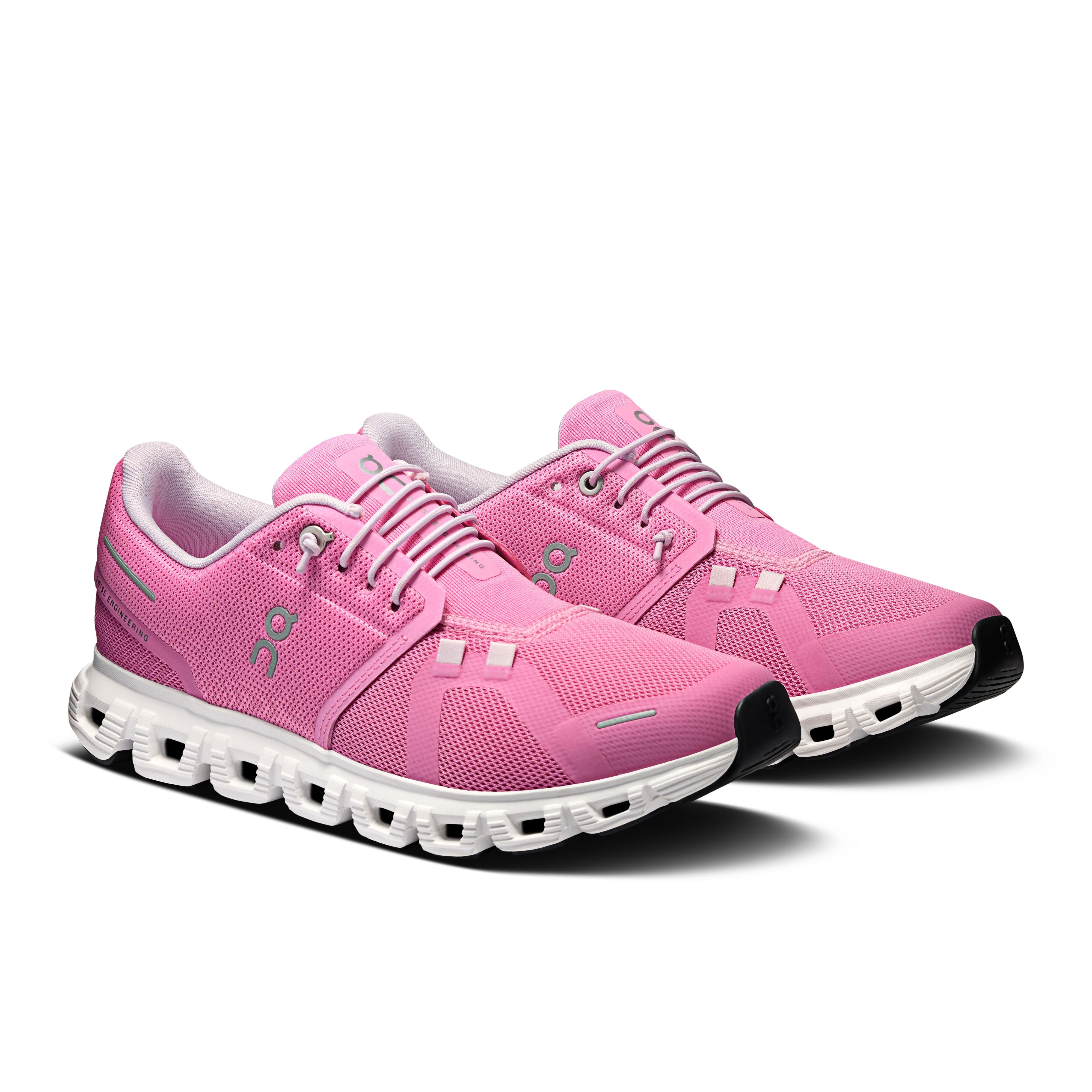 Women's On Cloud 6 Running Shoe in Raspberry | White