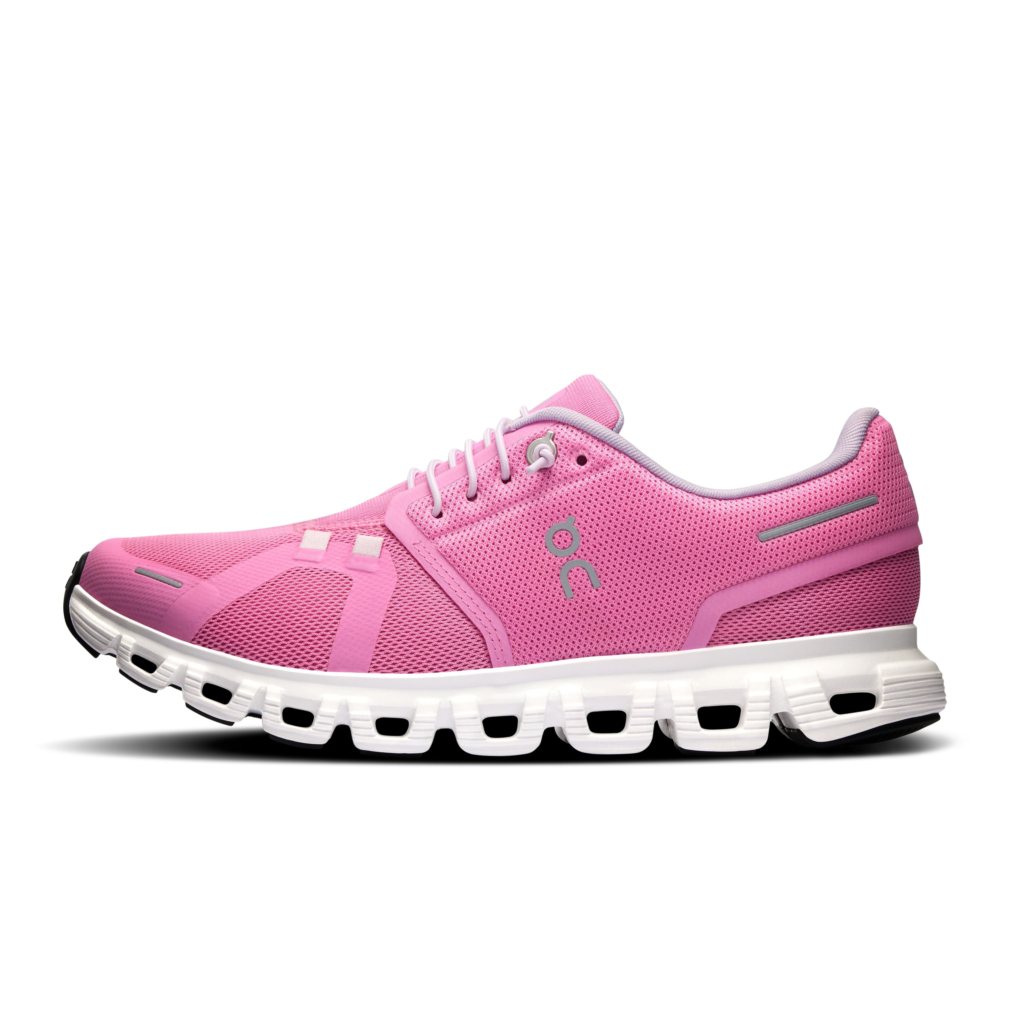 Women's On Cloud 6 Running Shoe in Raspberry | White