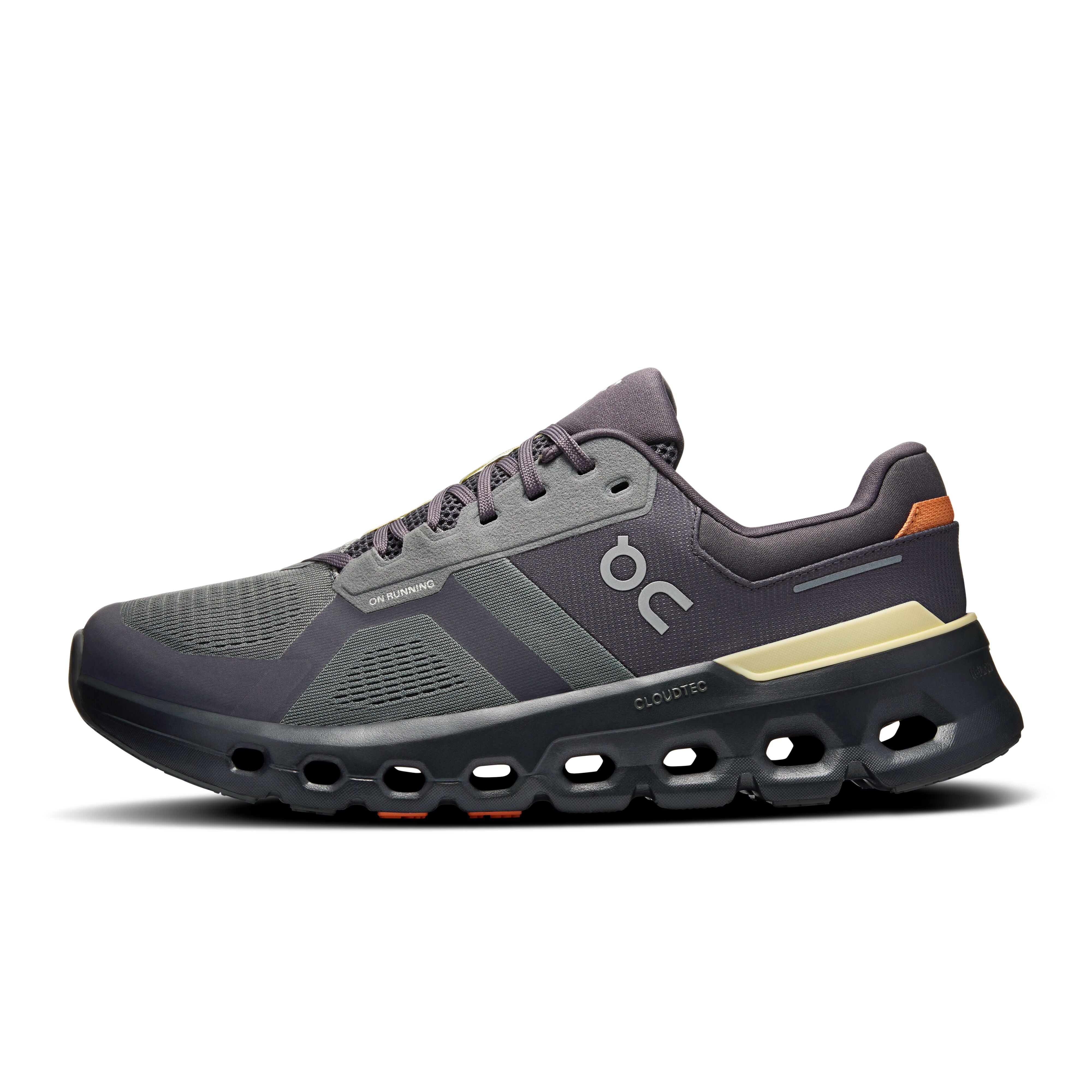 Men's On Cloudrunner 2 Running Shoe in Rock | Tangerine