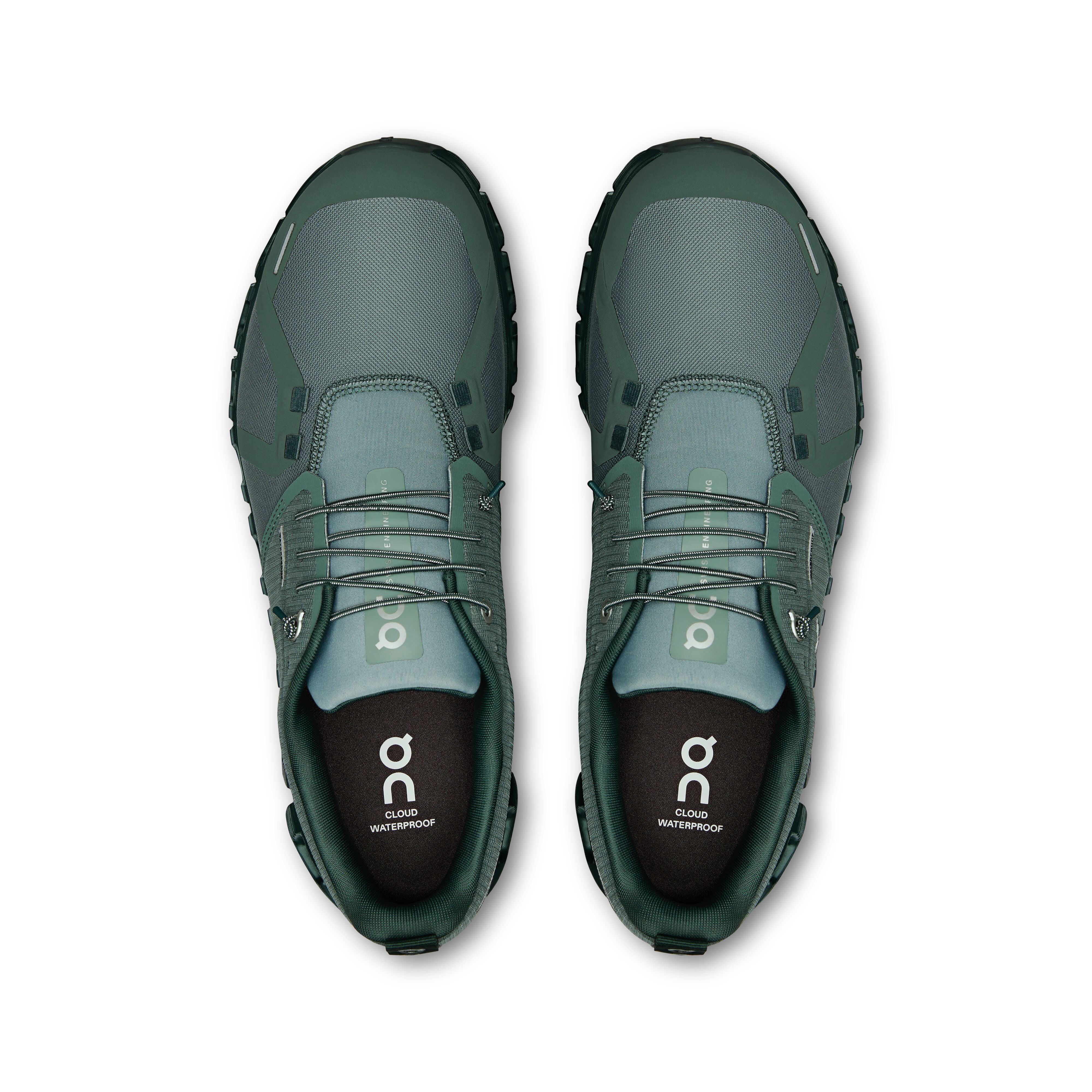 Men's On Cloud 6 Waterproof Shoe in Olive | Evergreen