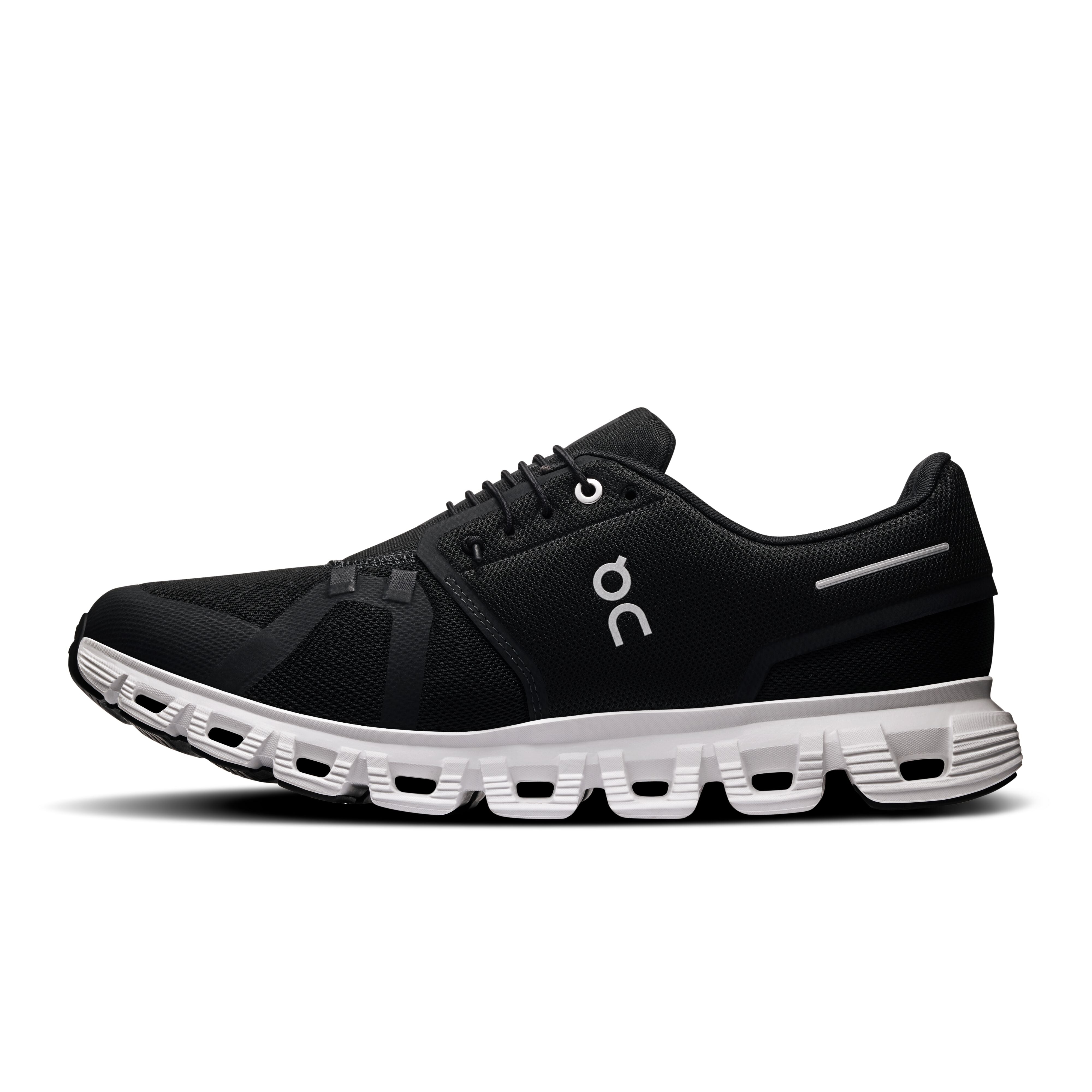 Men's On Cloud 6 Running Shoe in Black | White