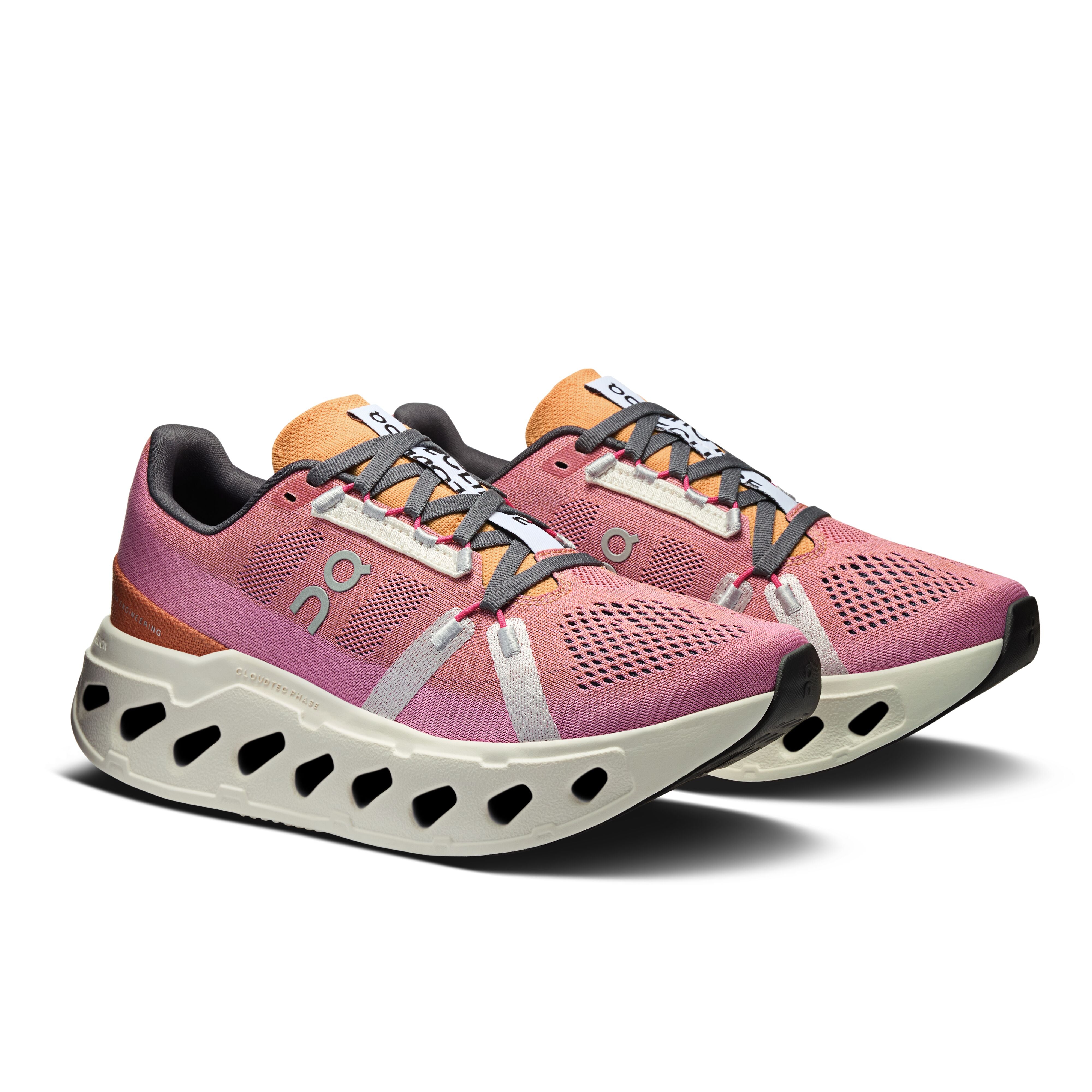Women's On Cloudeclipse Running Shoe in Tangerine | Ivory