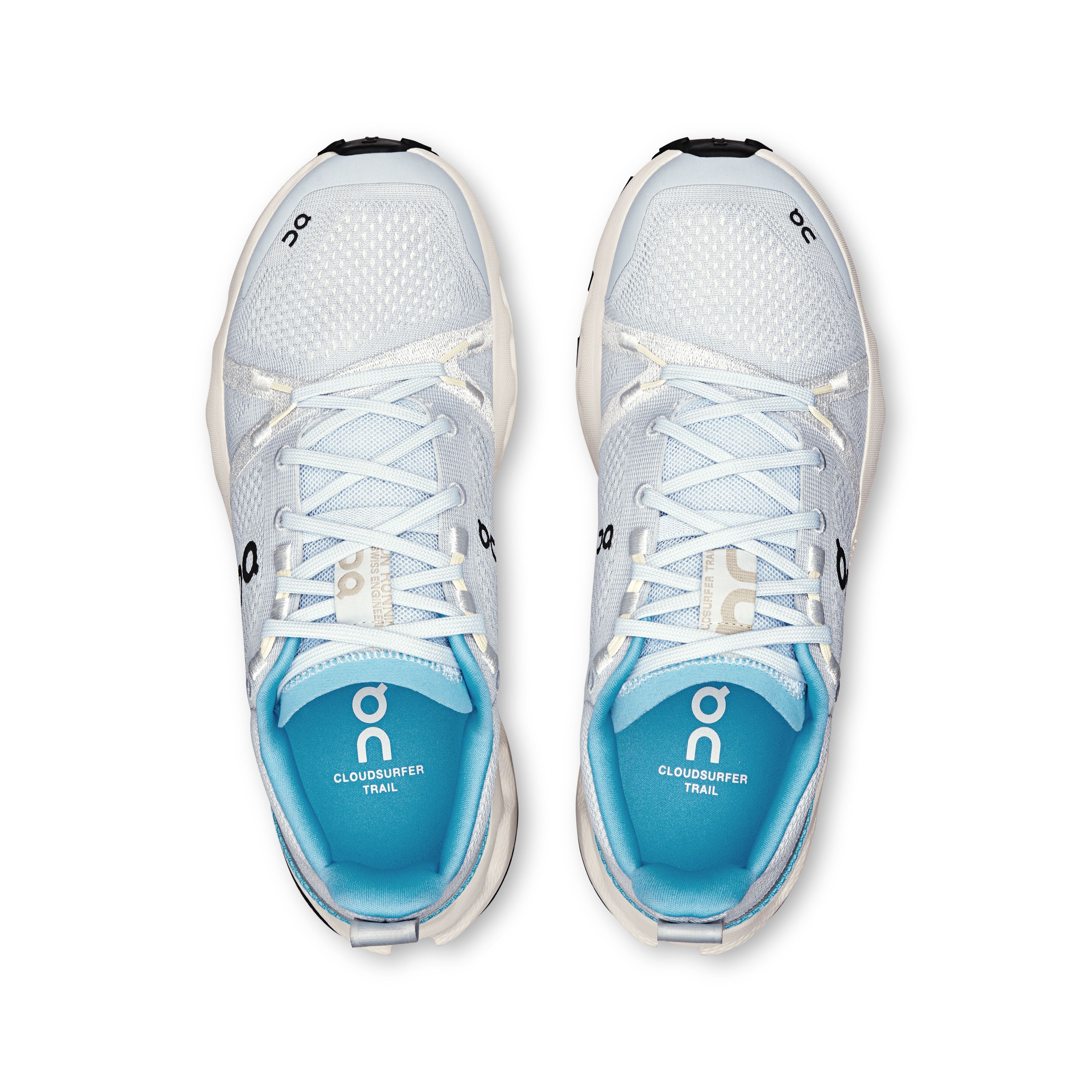 Women's On Cloudsurfer Trail Running Shoe in Artic | Ivory