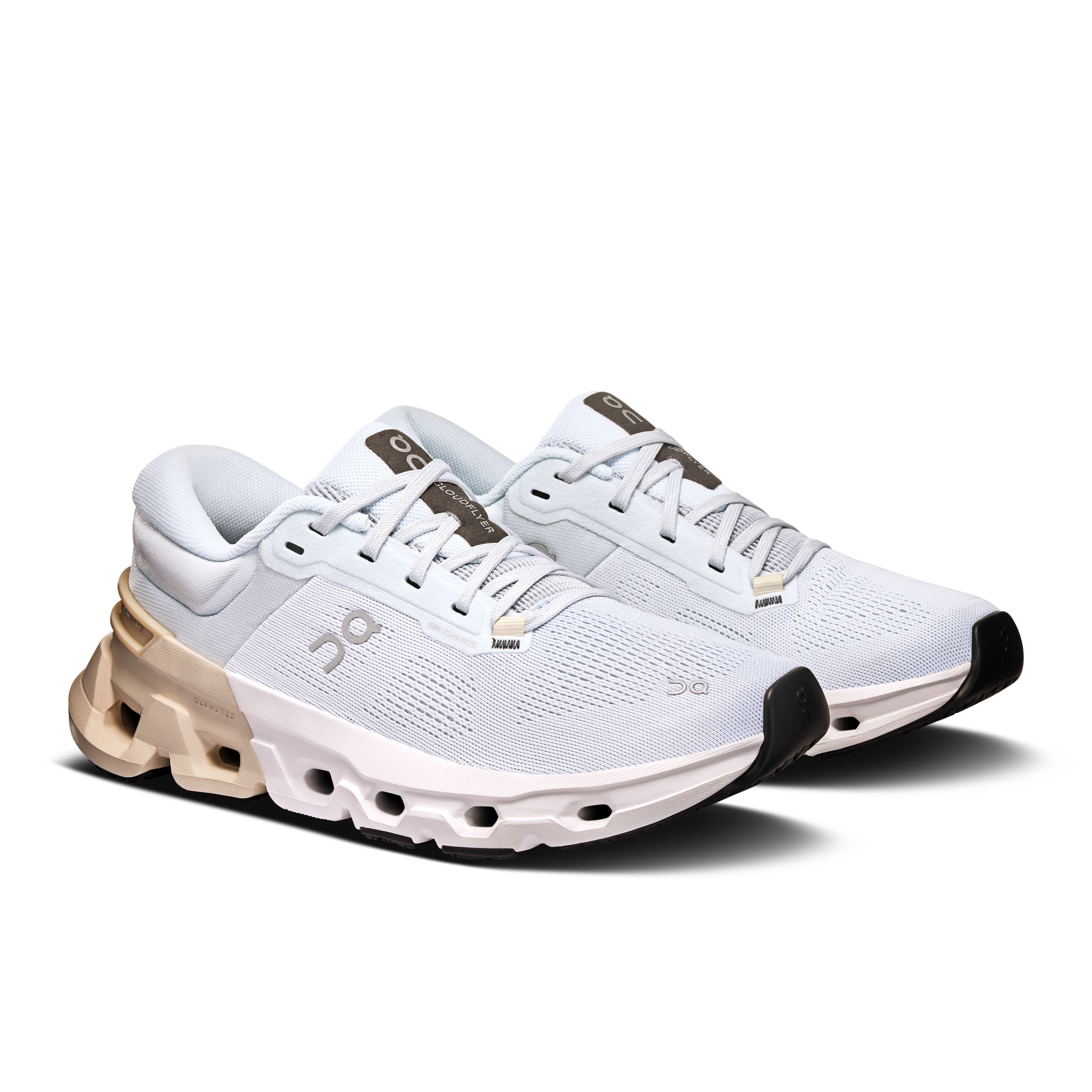 Women's On Cloudflyer 5 Running Shoe in Arctic | Cream