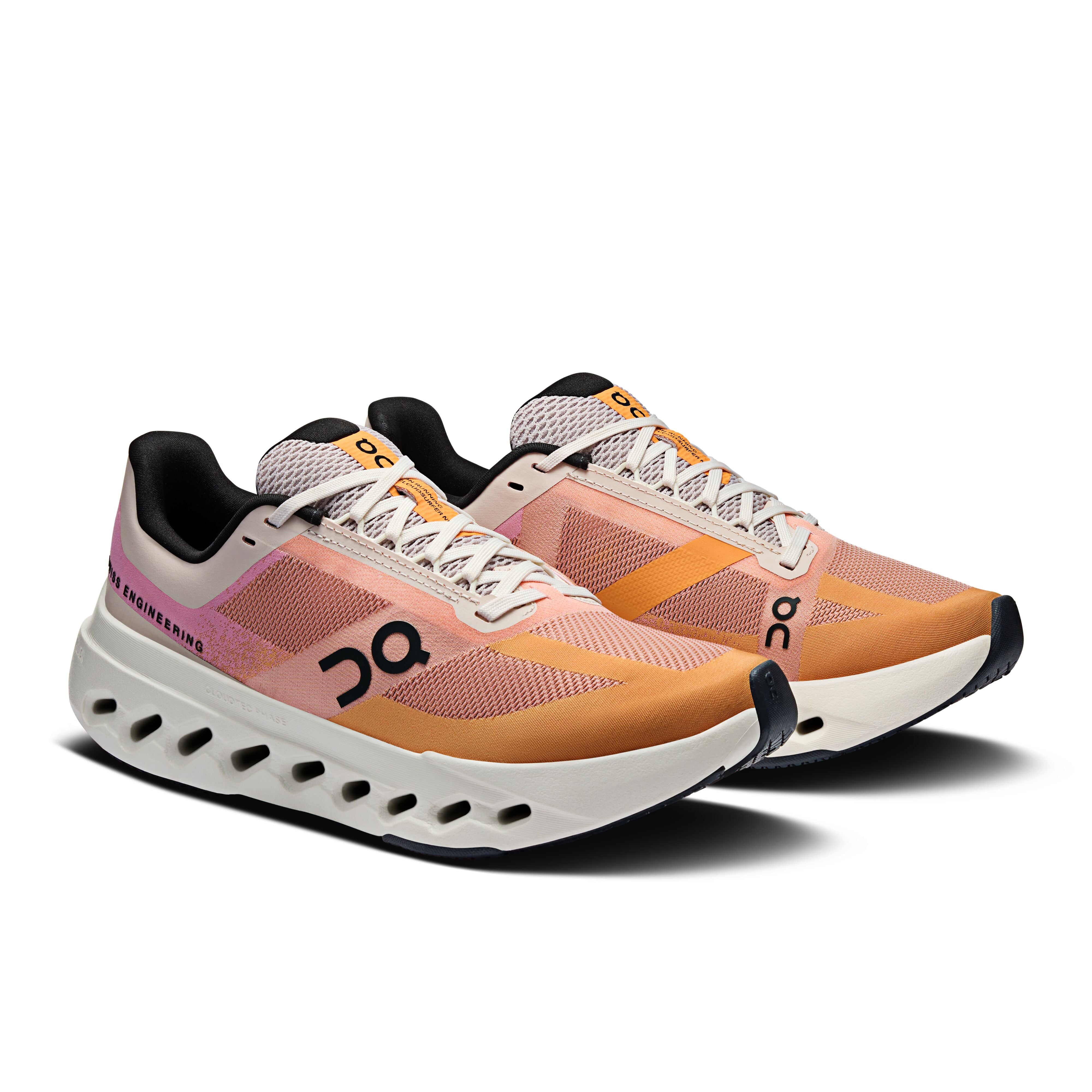 Women's On Cloudsurfer Next Running Shoe in Tangerine | Ivory