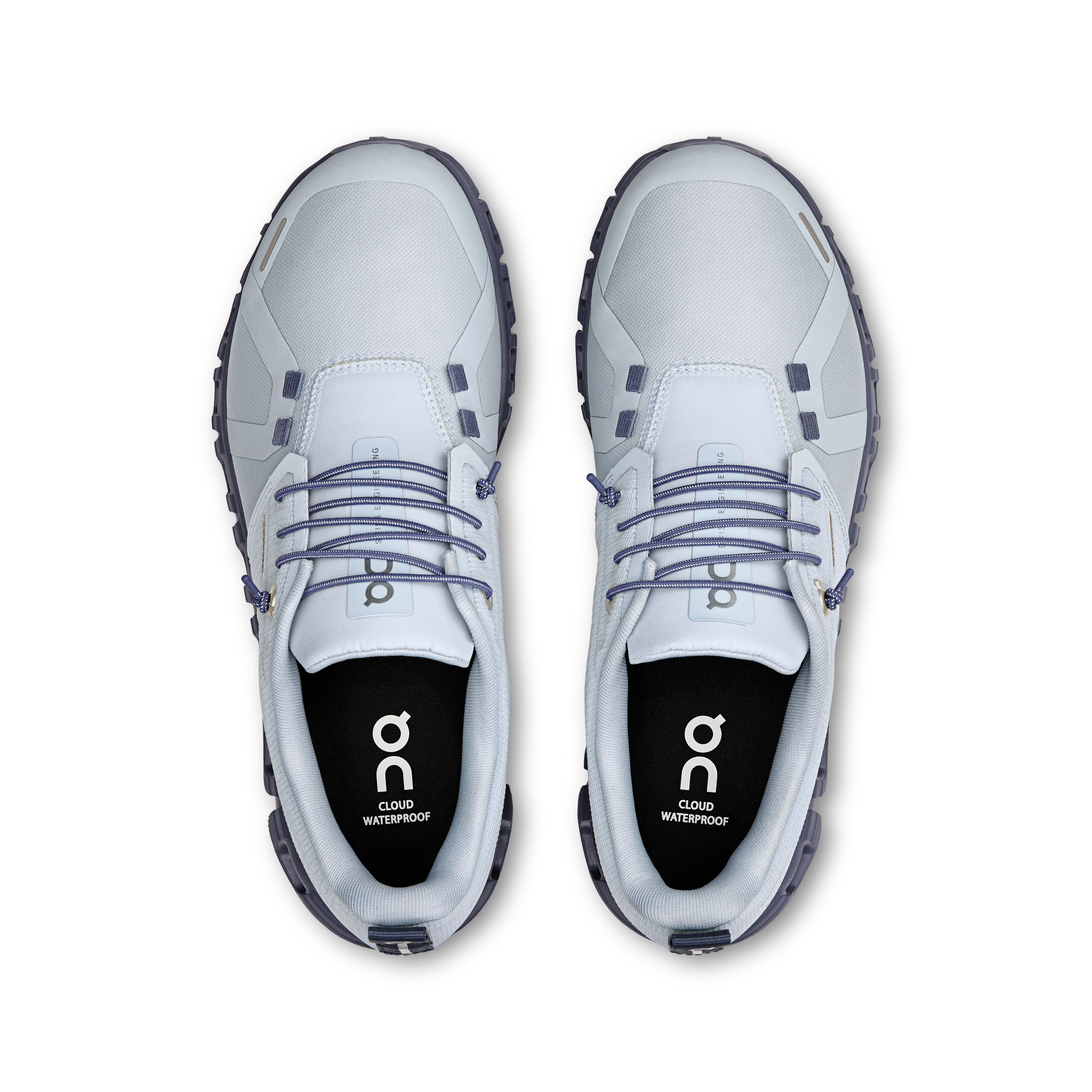 Women's On Cloud 6 Waterproof Shoe in Heather | Metal