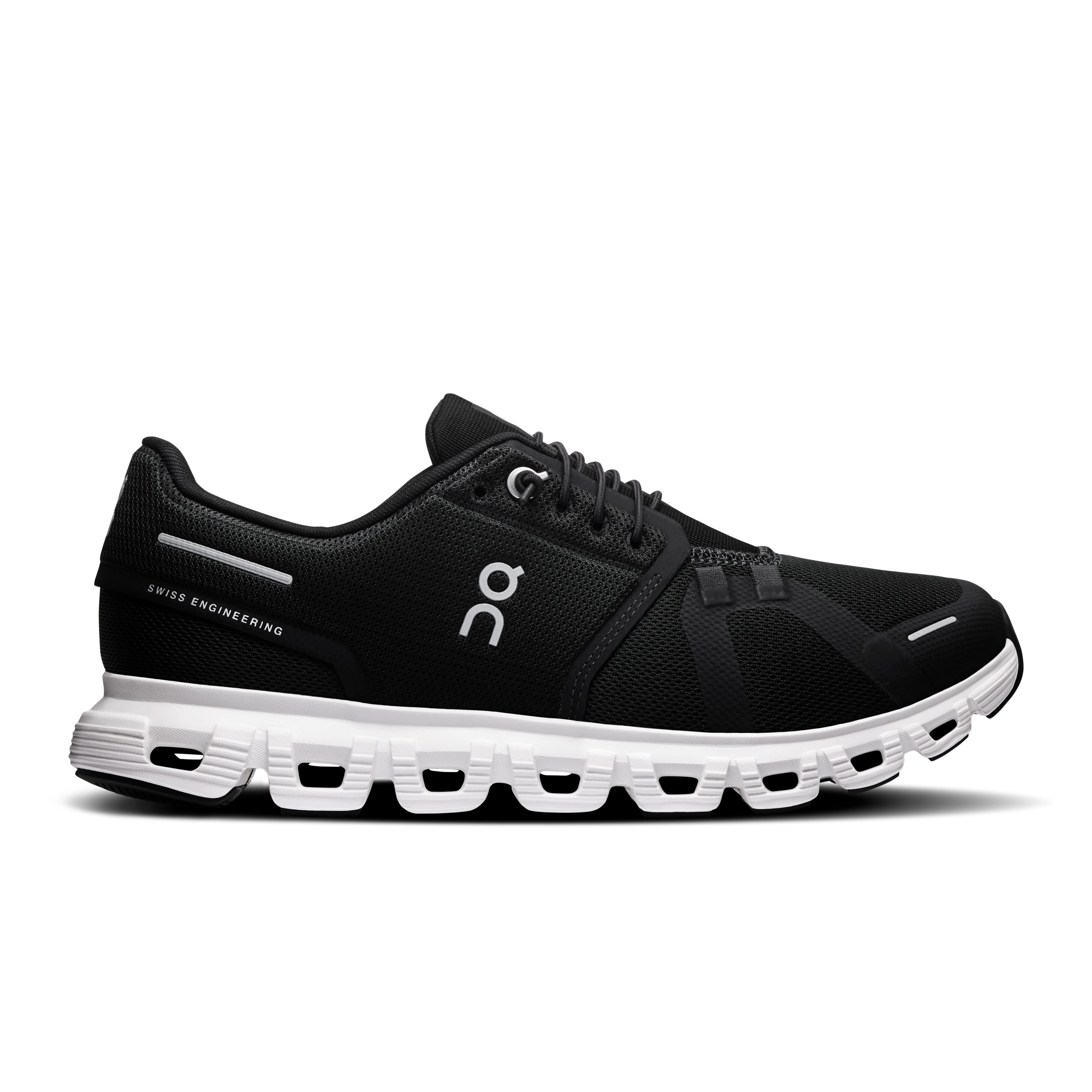 Women's On Cloud 6 Running Shoe in Black | White