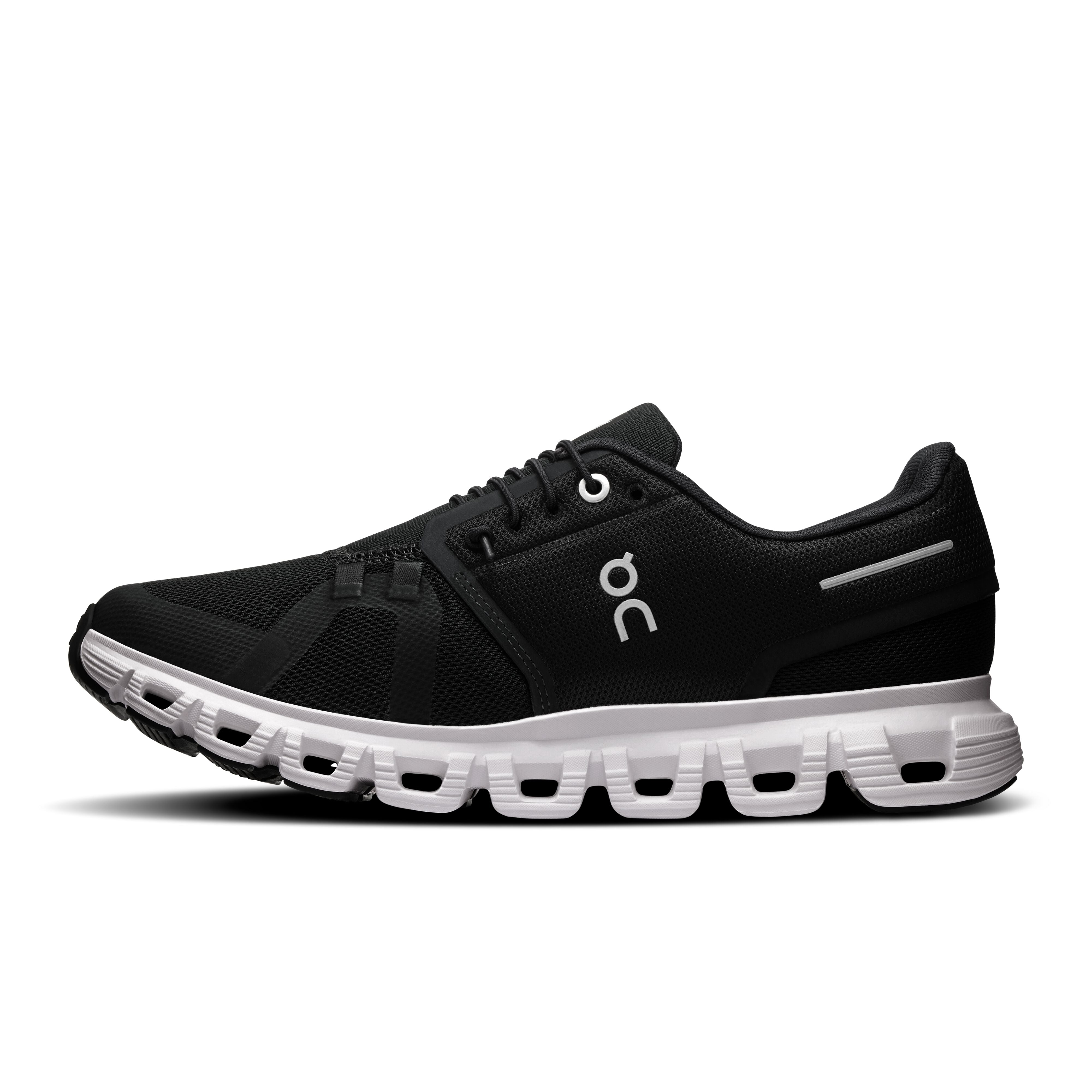 Women's On Cloud 6 Running Shoe in Black | White