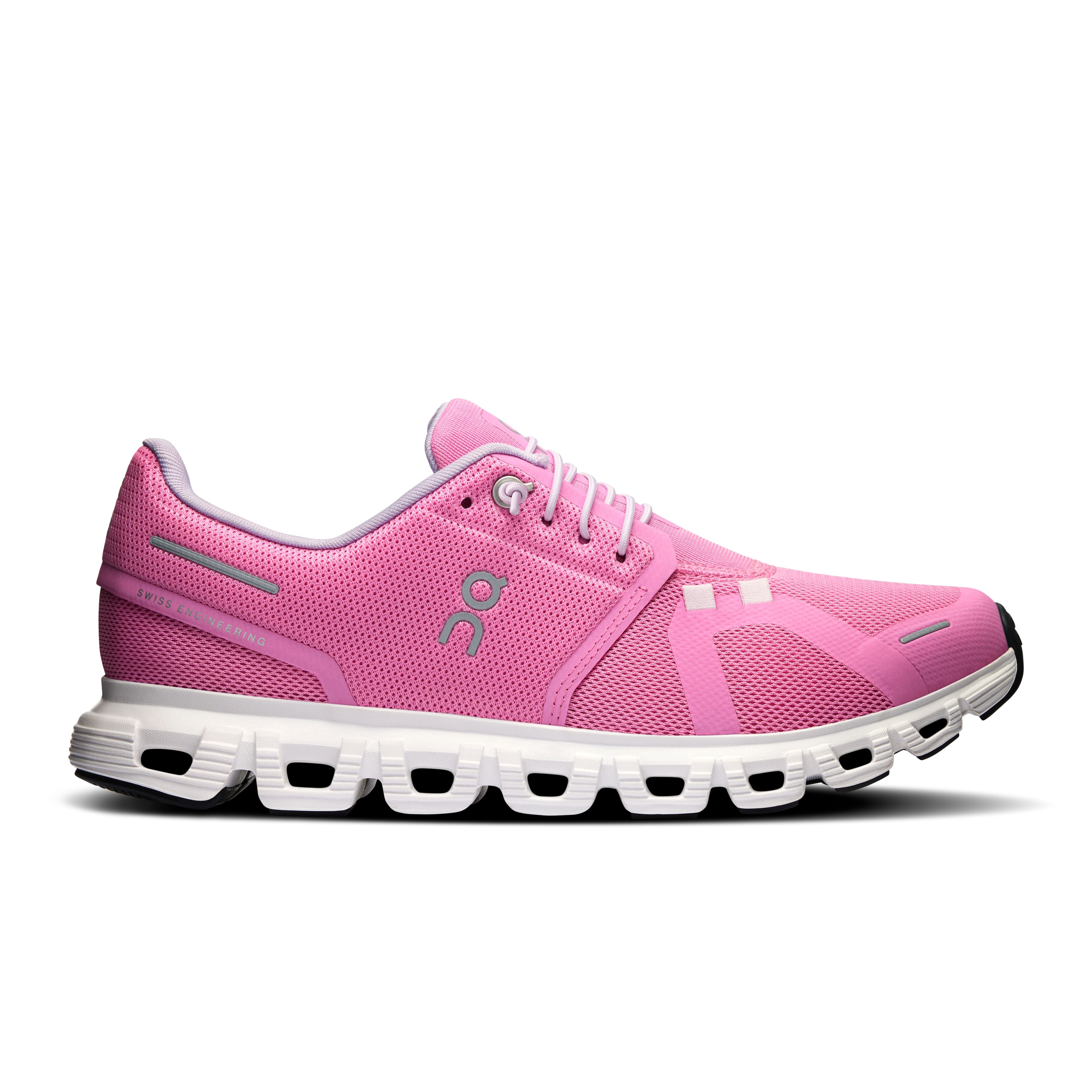 Women's On Cloud 6 Running Shoe in Raspberry | White