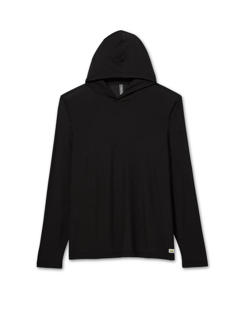 vuori Men's Strato Tech Hoodie in Black