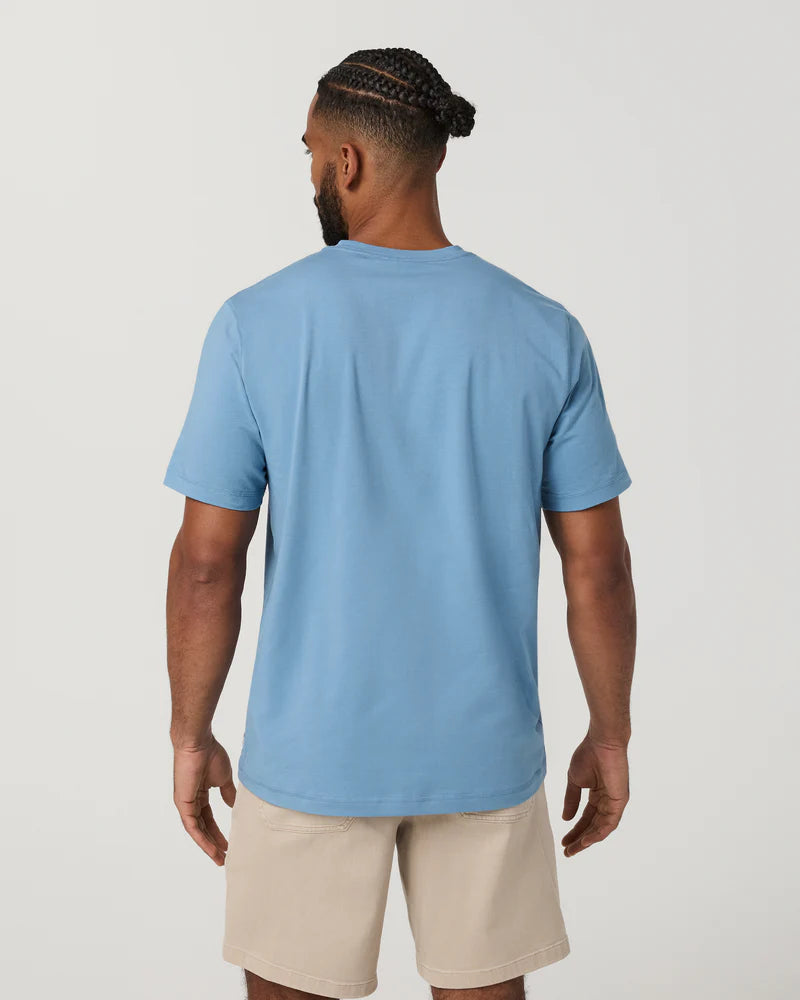 vuori Men's Tuvalu Tee in Salty Air