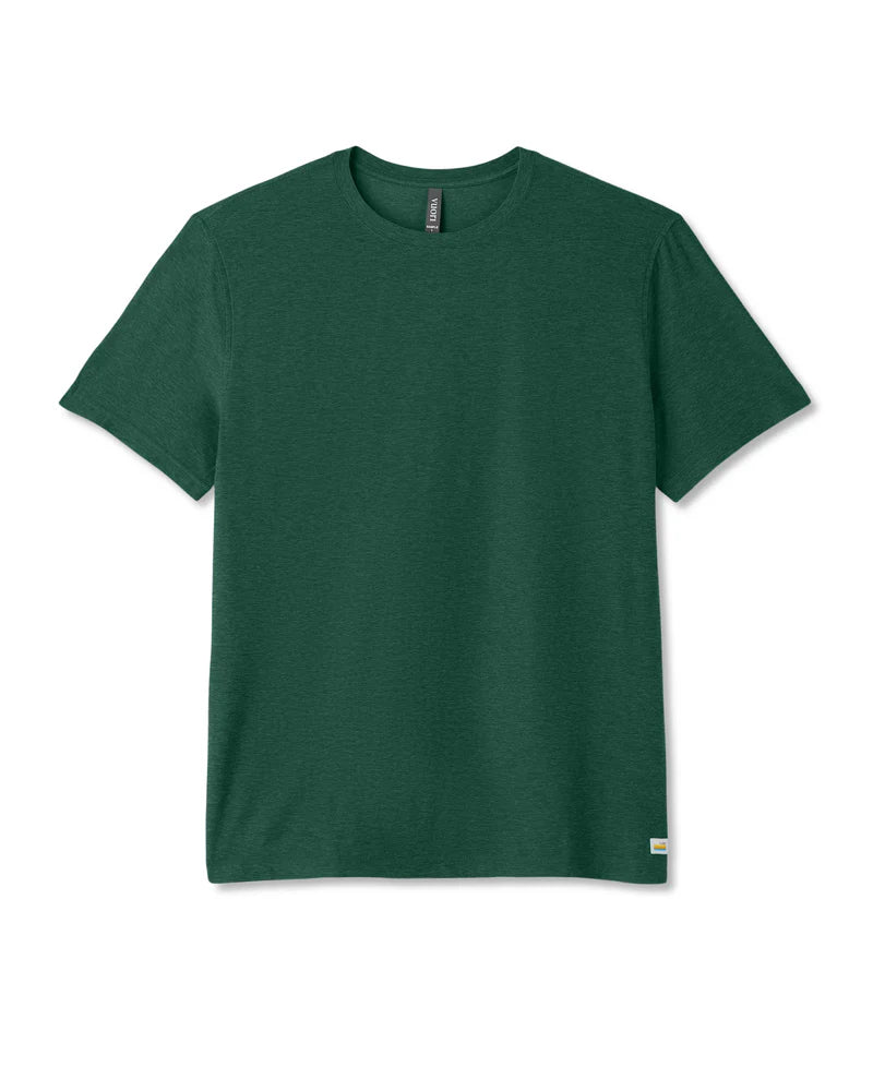 vuori Men's Strato Tech Tee in Viridian Heather