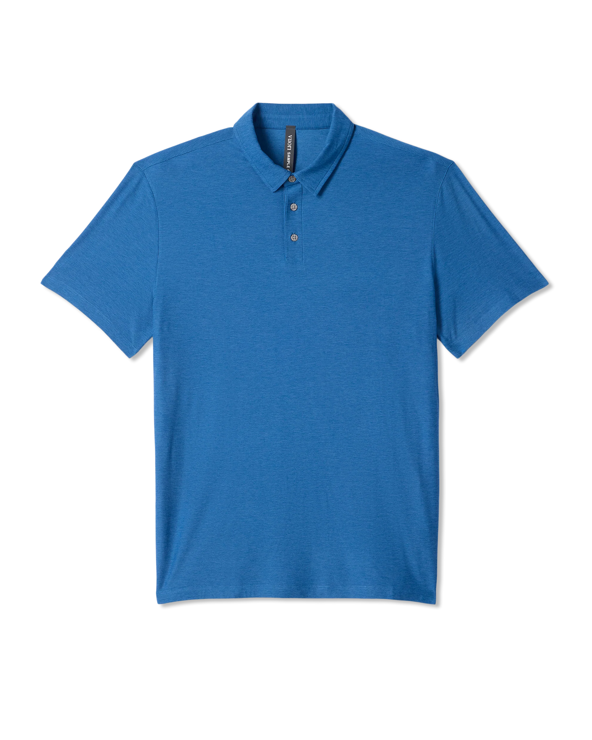 vuori Men's Strato Tech Polo in Court Blue Heather