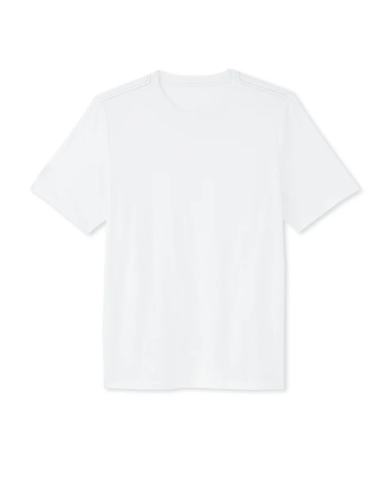 vuori Men's Current Tech Tee in White