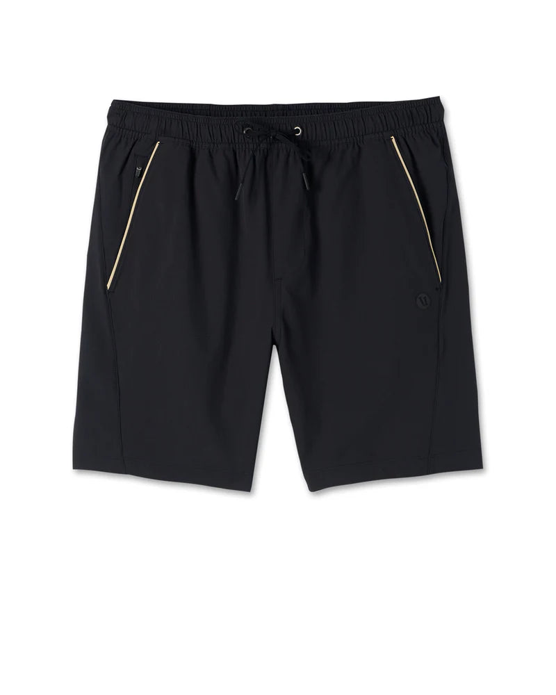 vuori Men's Crosscourt Short in Black