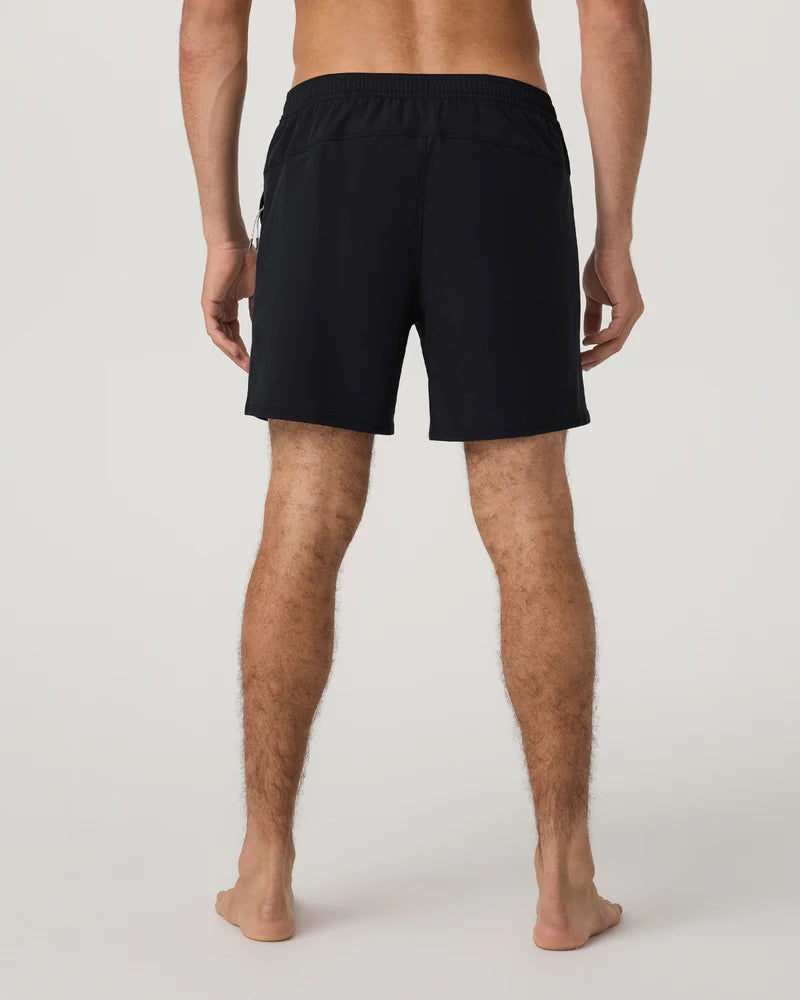 vuori Men's Maverick Volley Short Lined in Black