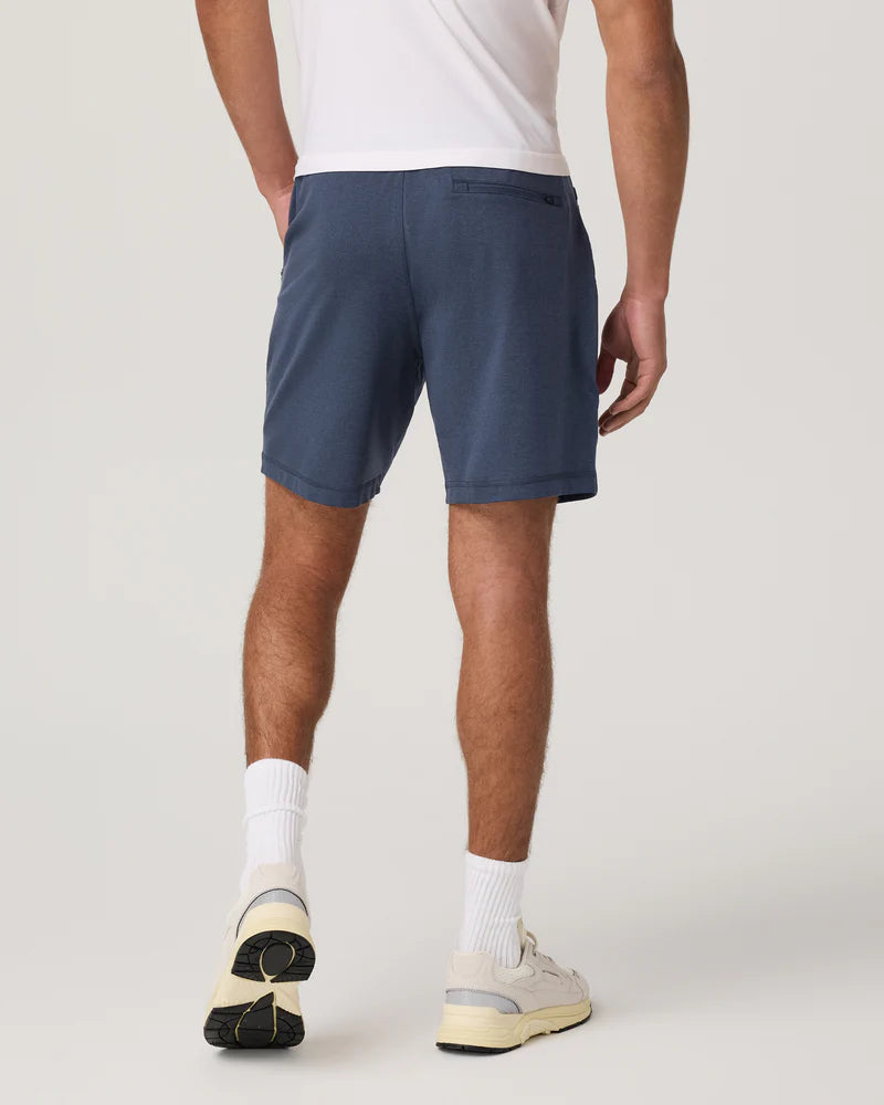 vuori Men's 7" Ponto Performance Short in Azure Heather
