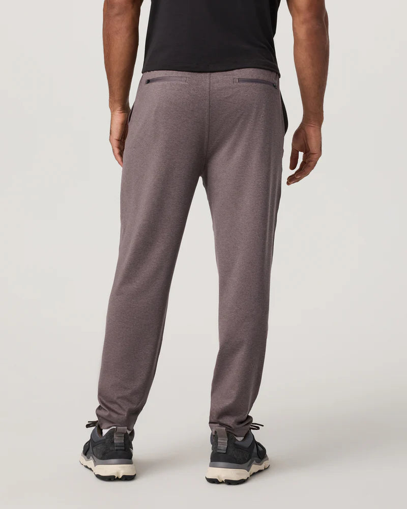 vuori Men's 28" Sunday Performance Jogger in Huckleberry Heather