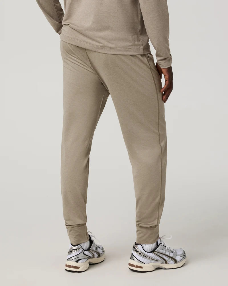 vuori Men's Sunday Performance Jogger in Biscotti Heather