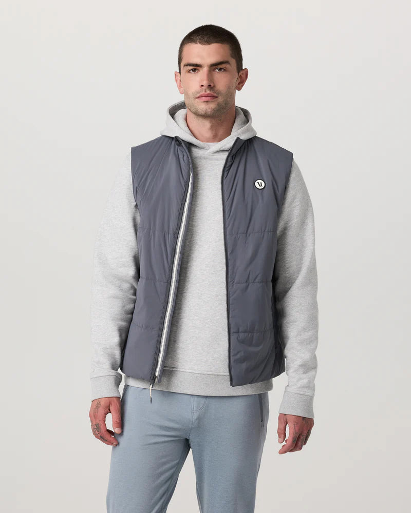 vuori Men's Echo Insulated Vest 2.0 in Moonlight