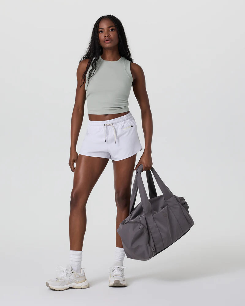 vuori Women's Pose Modern Tank in Talc