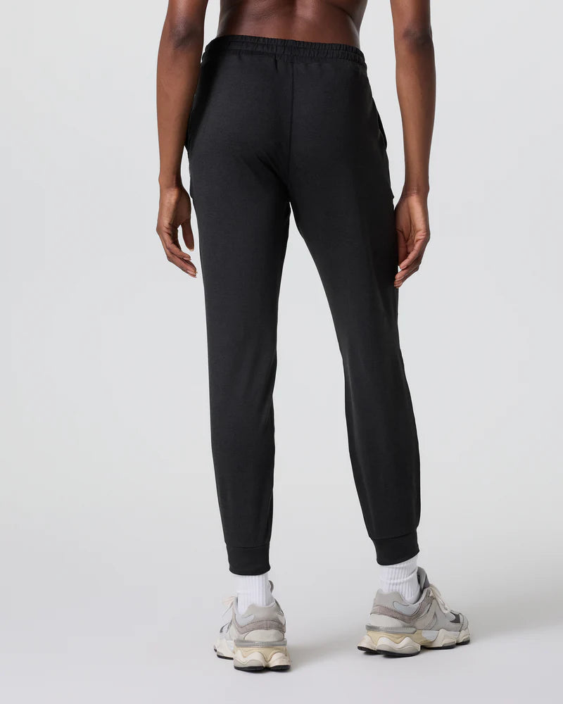 vuori Women's Performance Jogger - Long in Black Heather