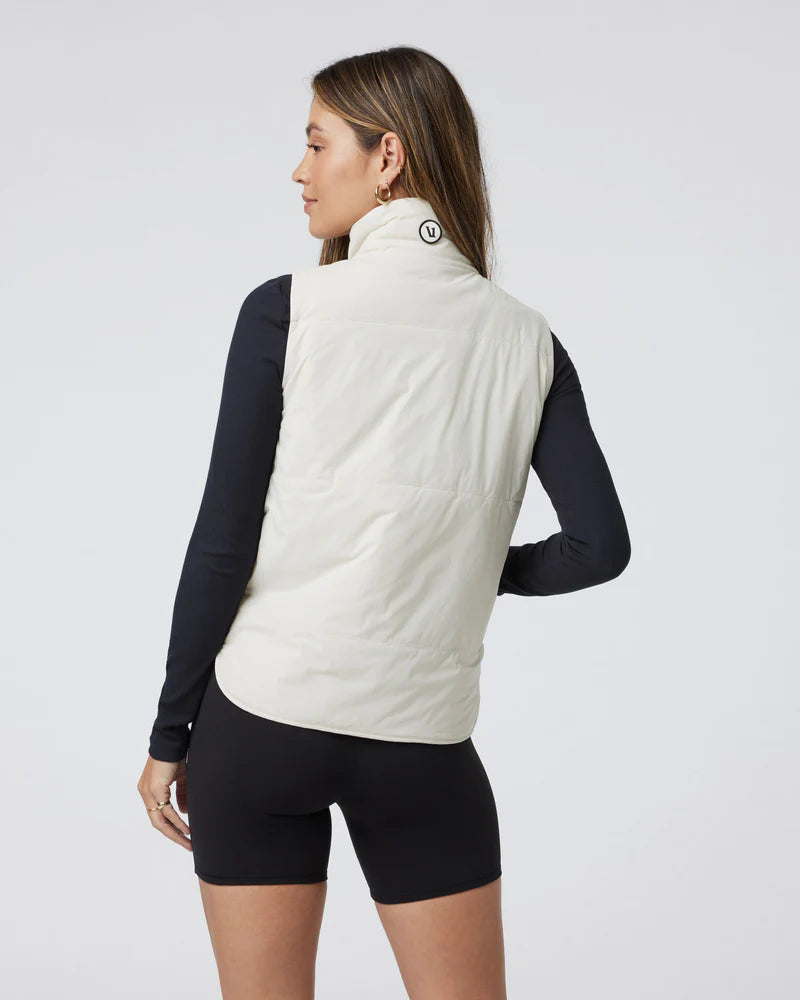 vuori Women's Canyon Insulated Vest in Bone